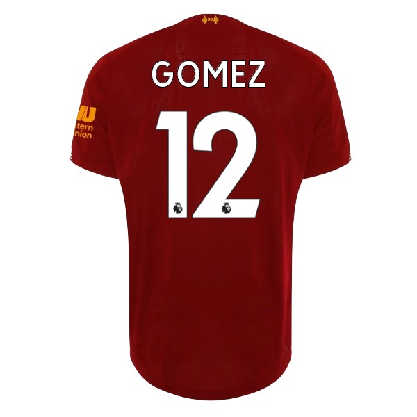 Trikot Liverpool NO.12 Gomez Heim 2019-20 Rote Fussballtrikots Günstig